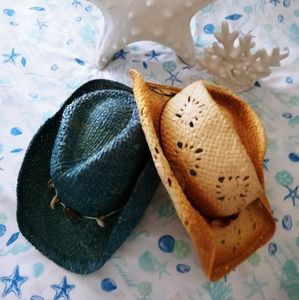 PANAMA JACK LOT OF 2 COWGIRL DISTRESSED HATS
